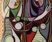 巴勃罗 毕加索 : 镜前的女人